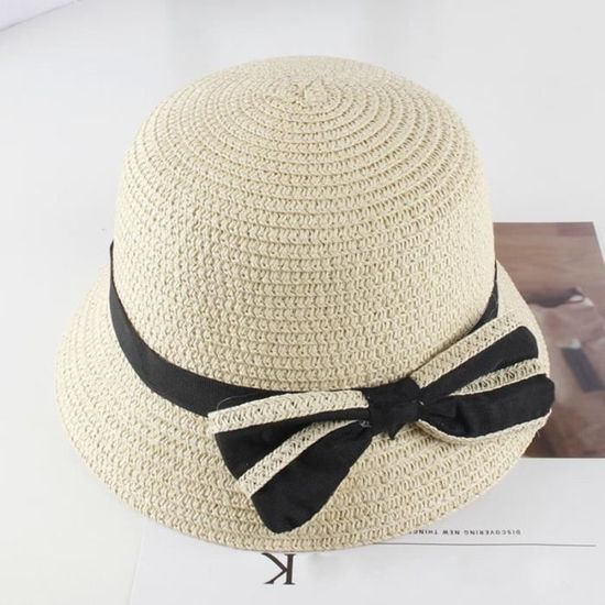Chapeau De Cowboy En Paille Pour Enfant 2-6 Ans - 6 Couleurs - Style Western - Plage, été, Déguisement Halloween