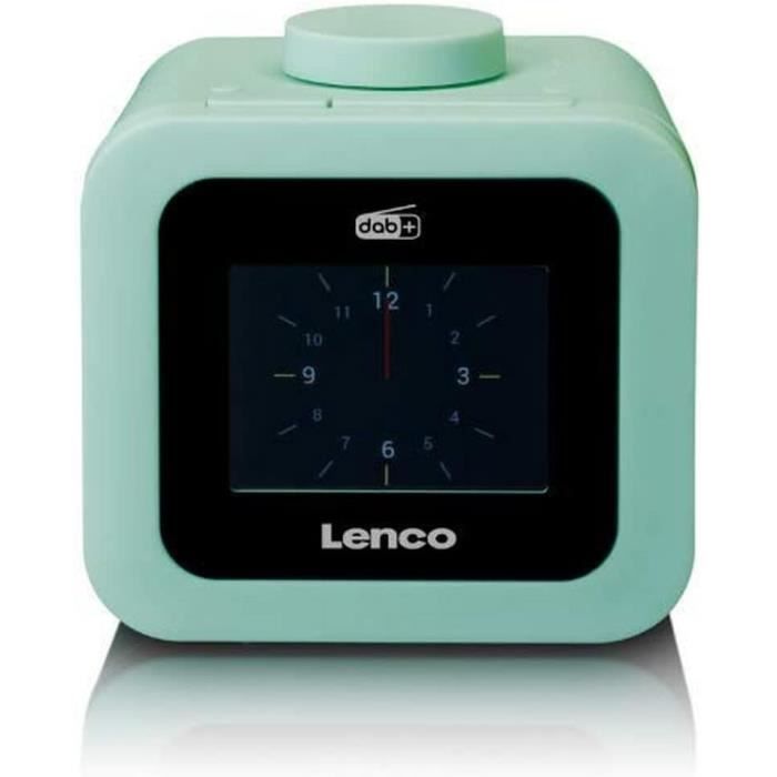 Radio-réveil DAB+/FM Avec écran Couleur - Lenco - CR-620WH - Blanc