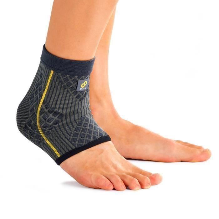 BRACOO FE91 Chevillère de Maintien, Compression Sport, Taille S