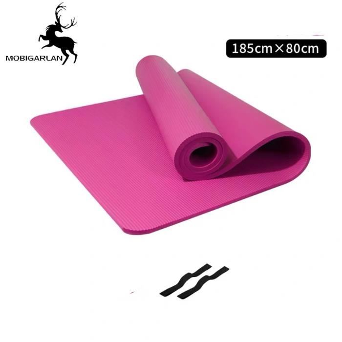 Tapis de Yoga Antidérapant - Tapis Yoga Antidérapant Écologique - Tapis pour Yoga Et Pilate - Matelas Yoga - Yoga Mat 185 x 80 cm