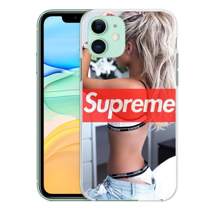 Coque pour iPhone 11 Supreme Girl Dos