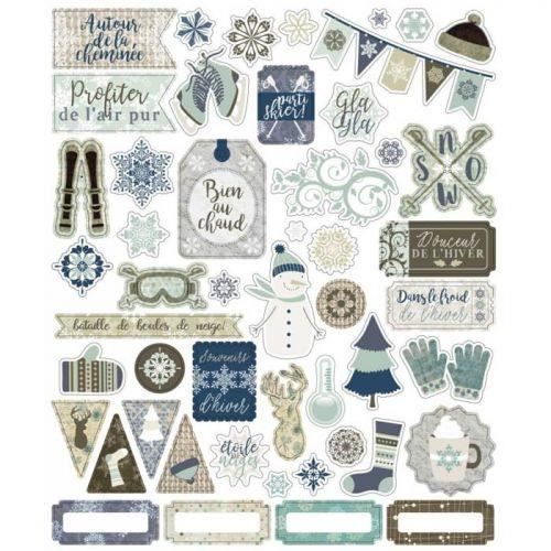 La série Noël givré de Toga vous permettra de customiser vos créations ou vos plus beaux souvenirs avec ces 50 formes découpées.