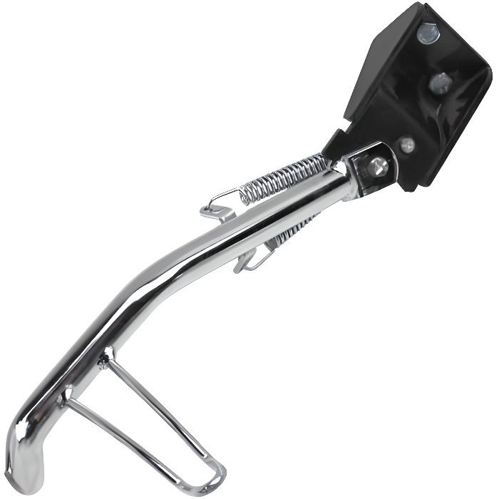 Bequille scoot laterale adaptable peugeot 50 trekker, tkr, squab chrome -selection p2r-