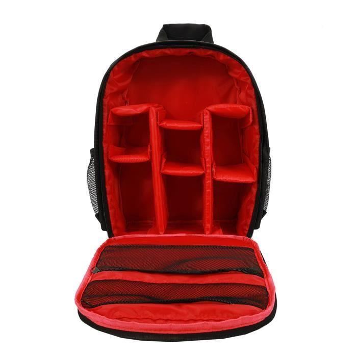 HT Sac à Dos à Bandoulière Sac à Dos pour Appareil Photo Dslr Étanche pour Canon Nikon Sony Red - HTBDH824B09598