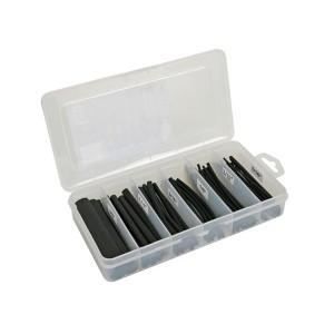 LOT DE GAINES THERMORÉTRACTABLES NOIR 10cm 170 pcs