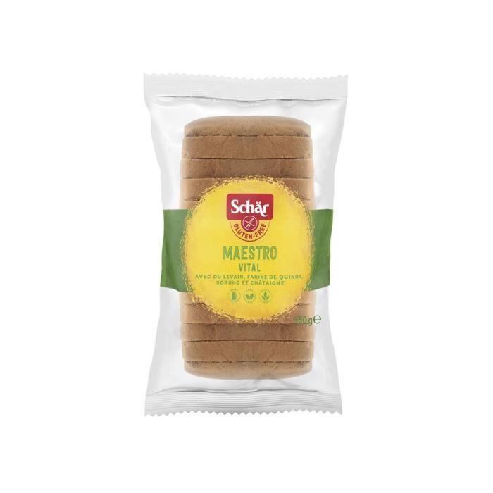 SCHAR Pain Vital de Maître Boulanger Sans Gluten - 350 g