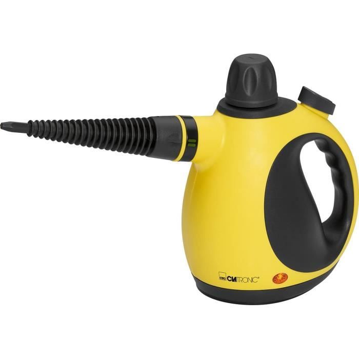 NETTOYEUR VAPEUR Clatronic Jaune-Noir injecteur extracteur-Aspirateur électrique Vapeur Sol DR 3653 Nettoyeur avec Jeu de73