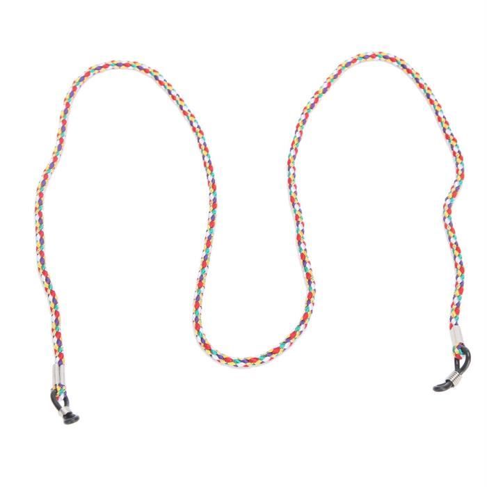 Tbest Chaîne de lunettes Sangle de Lunettes Colorée Lanière de Lunettes de Soleil Exquise Style Ethnique Décoration