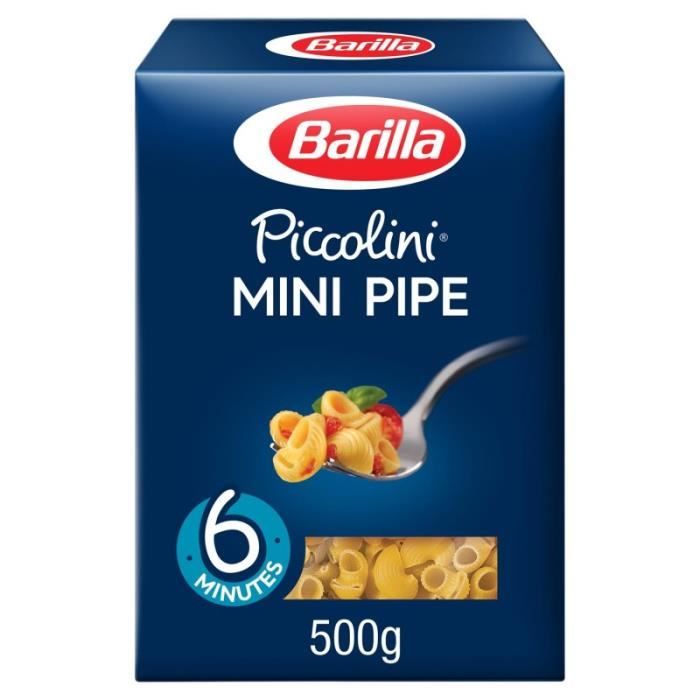 BARILLA - Mini Pipe Rigate 500G - Lot De 4