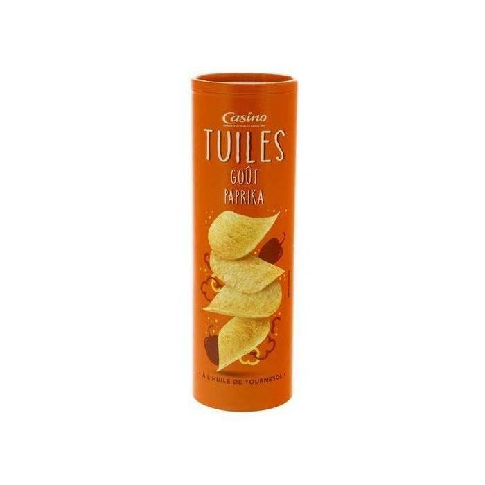 CASINO Tuiles au goût Paprika - 170 g