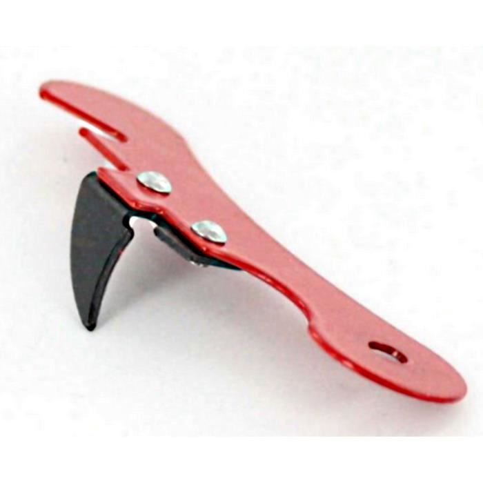 1 OUVRE BOITE DECAPSULEUR METAL ROUGE
