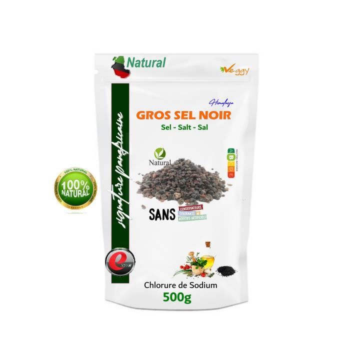 Gros sel Noir de l'Himalaya - Sélection panafricaine -500g