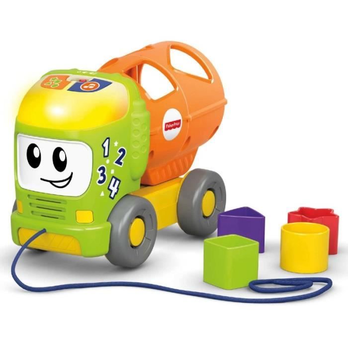 Fisher Price - Camion d'apprentissage coloré pour bébés - Langue Allemand