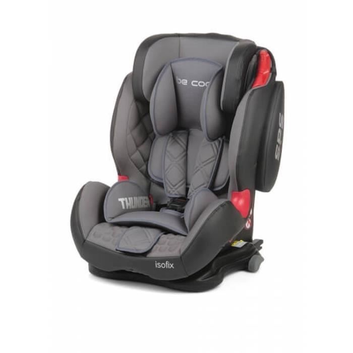 BE COOL Siège auto Thunder groupe 1/2/3 Isofix Moonlight - gris
