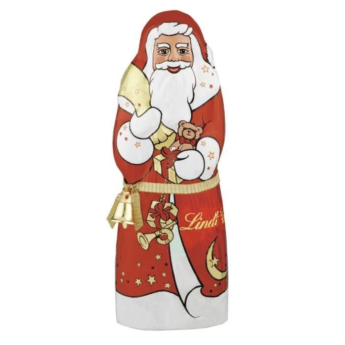 3x Lindt Père Noël Chocolat au lait entier 125g