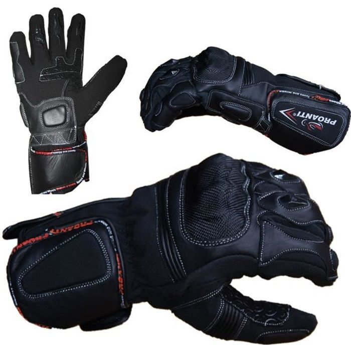 Gants moto d'hiver Racing de PROANTI Homologué CE