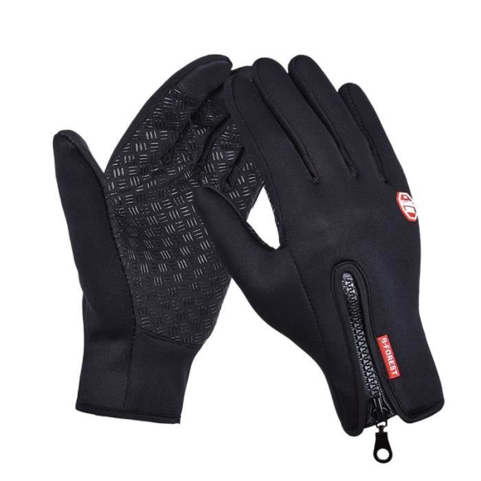 COLISHA - Glove - Cyclisme Plein Doigt Mitaines Coupe-Vent Hiver Extérieur - Unisexe