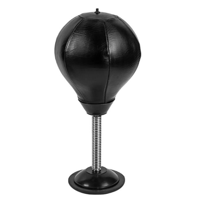 Stree Relief Boxing Sports Punching Tool Desktop Punch Balls Bags Sac de frappe, noir
