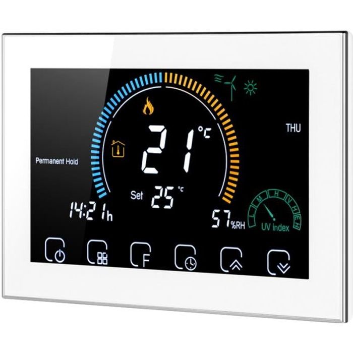 1 Ensemble Contrôleur de Température Intelligent Sans Fil à thermostat d'ambiance genie thermique - climatique - chauffage