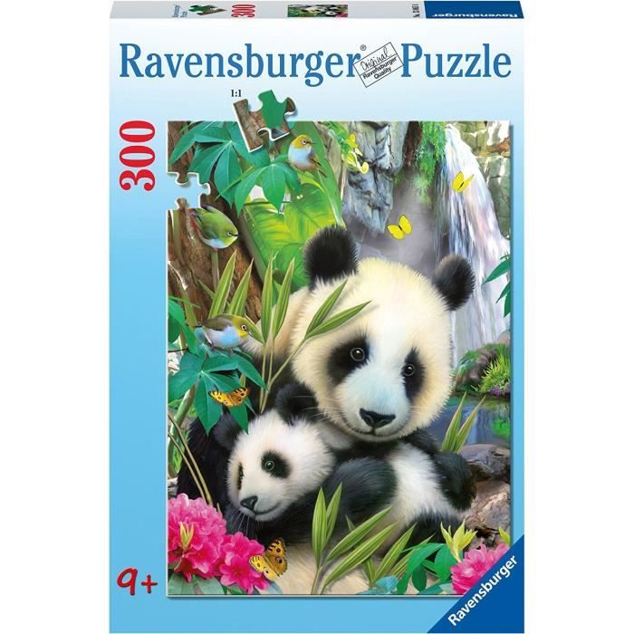 Puzzle 300 pièces XXL - Charmants pandas - Ravensburger - Puzzle Enfant 300 pièces - Dès 9 ans