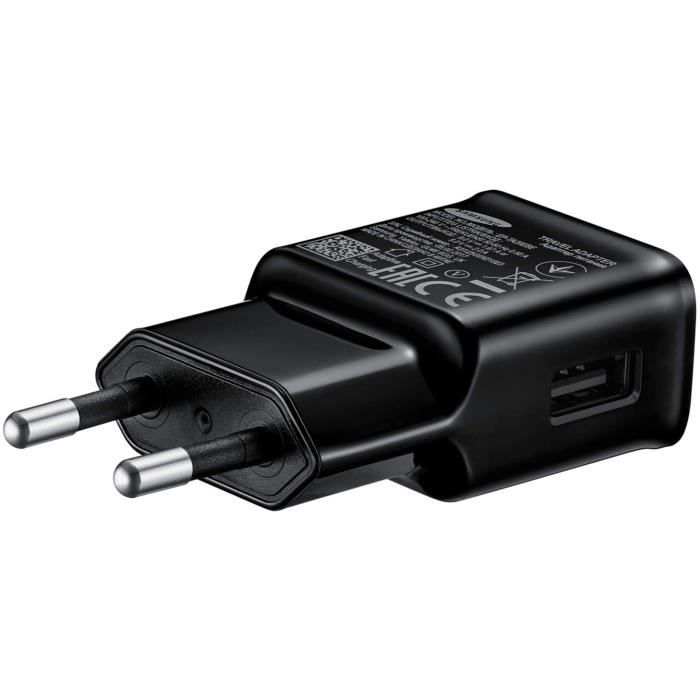 Chargeur pour Samsung Rapide Secteur USB type C - Noir