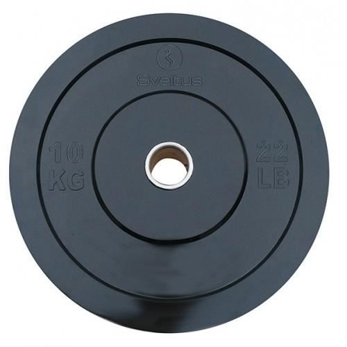 SVELTUS - Disque olympique rubber 10 kg x1