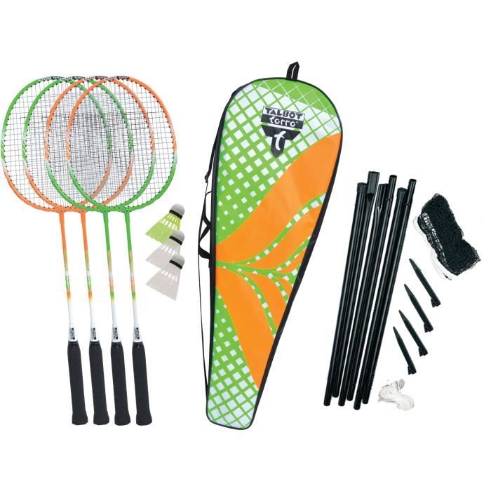 TALBOT TORRO Set de badminton 4 Attacker Plus