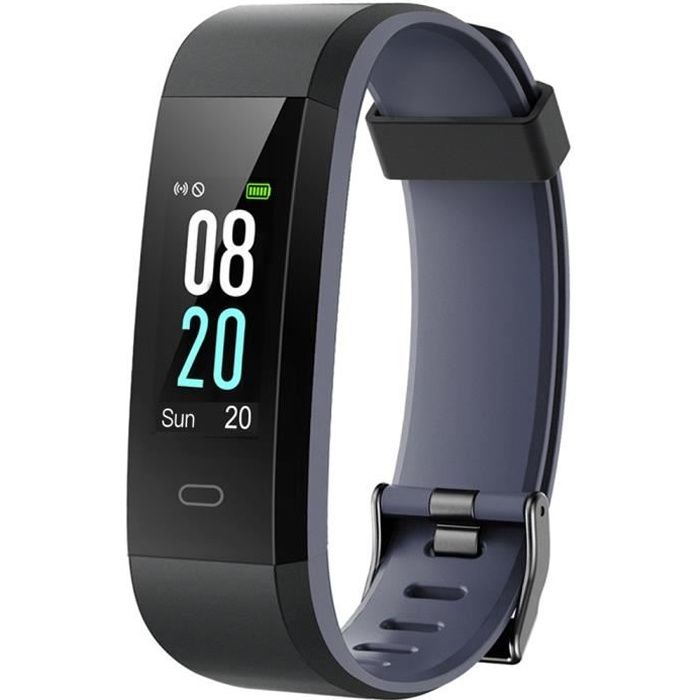 Montre Connectée Femme Homme Willful Bracelet Connecté Fitness Tracker d'Activité Cardiofrequencemetre Montre Sport Podometre Noir
