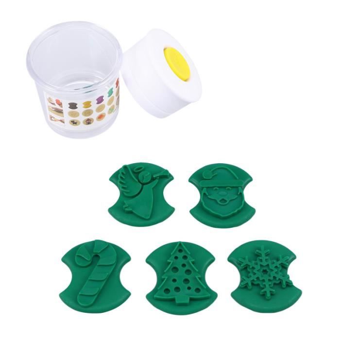 5 pièces emporte-pièces main pression noël en gâteau moules Biscuit moule pour MOULE A GATEAU - MOULE DE PATISSERIE
