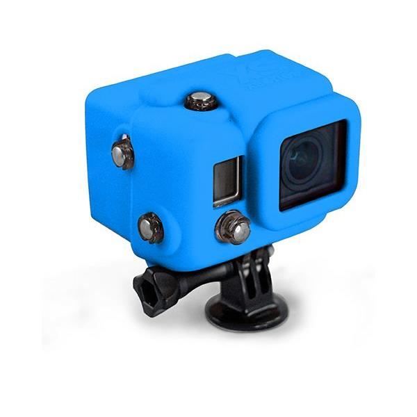 XSORIES Housse en silicone avec Capuche pour GoPro HD Hero3 - Bleu
