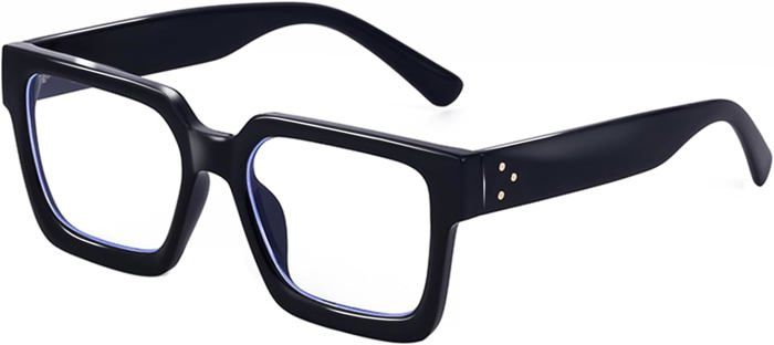 RUNHUIS Lunettes De Soleil Rétro Rectangulaires Métal - Vintage Minces, Homme Femme, Cadre Fin Élégant