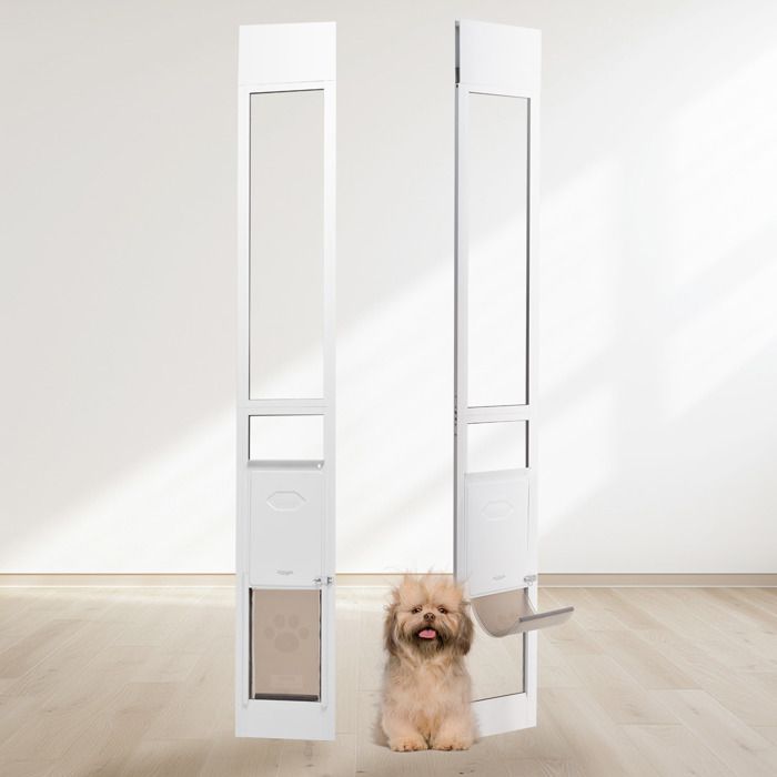 Meilleurs prix pour Porte pour Chien-VEVOR-pour Porte Coulissante en Verre, Hauteur Réglable de 75 7/8" à 80 11/16" pour Portes Coulissantes
