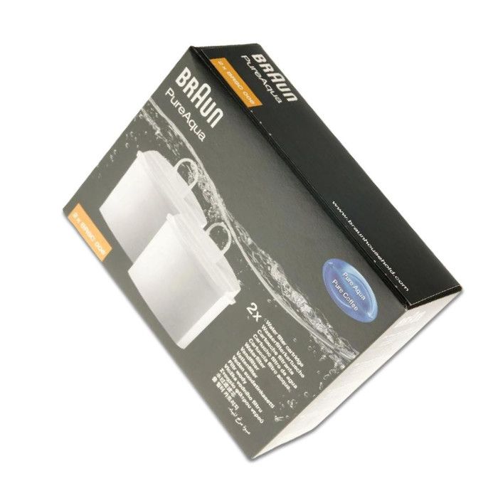 Filtres à Eau Braun KWF2 Pure Pure Coffee Lot de 2 Pour Cafetière Expresso