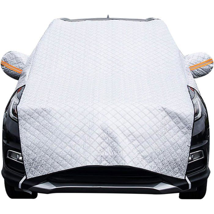 Couverture pare-brise - Bâche magnétique repliable universelle - Anti-givre - 3 couches imperméable - PEVA anti-UV