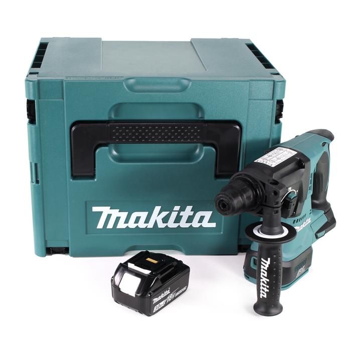 Makita DHR 242 F1J Marteau perforateur sans fil 18V 2 0J SDS plus Brushless + 1x batterie 3 0Ah + Makpac sans chargeur - vue 2