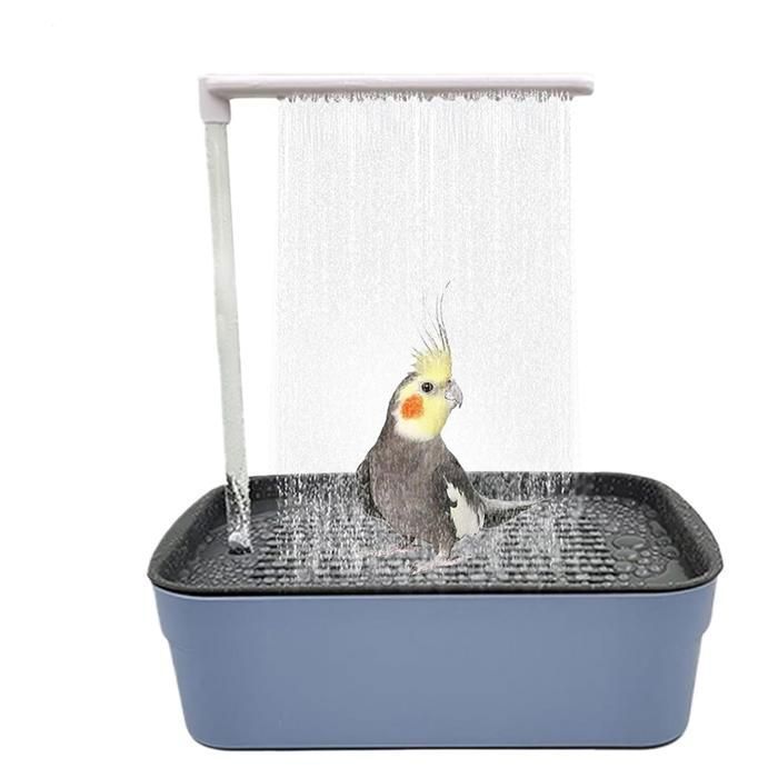 Baignoire Automatique pour Oiseaux Baignoire à Circulation DEau pour Perroquets Accessoires pour Bain DOiseaux pour Animaux de