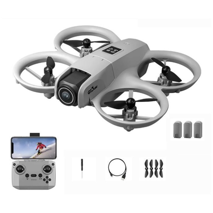 Mini drone - BYTELIKE - 4K - Double caméra - 3 batteries - Portable et adapté aux débutants Mini drone - BYTELIKE - 4K - Double caméra - 3 batteries - Portable et adapté aux débutants