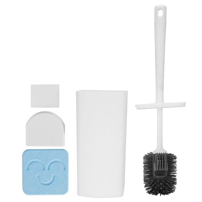 Long handle toilet brush et holder toilet bowl cleaning brush set pour ...