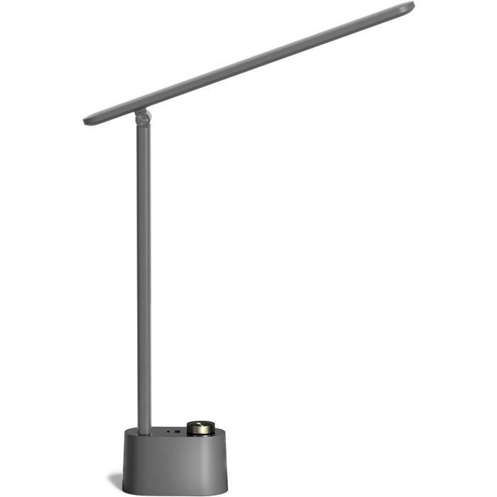 Lampe de bureau Honeywell HWT-H01 avec port USB intensité variable et design pliable