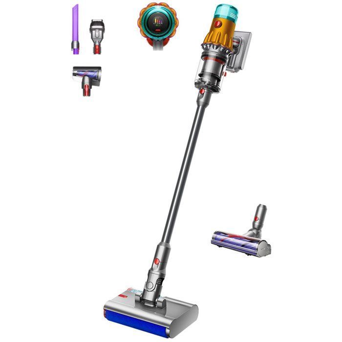 DYSON V12s Detect Slim Submarine - Aspirateur Balai Laveur sans Fil - 140 airwatts - Autonomie 1 h