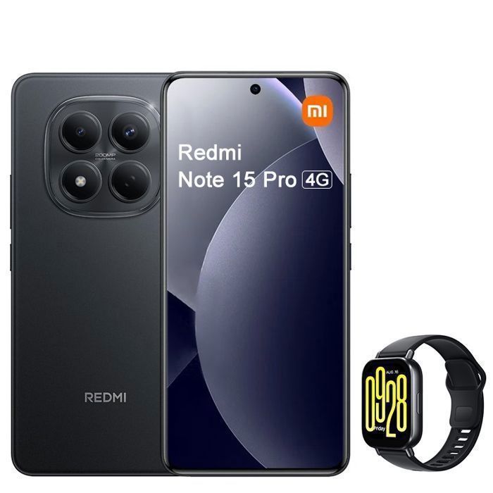Smartphone Xiaomi Redmi Note 15 Pro 4G 677 Double SIM + Redmi Watch 5 Active
