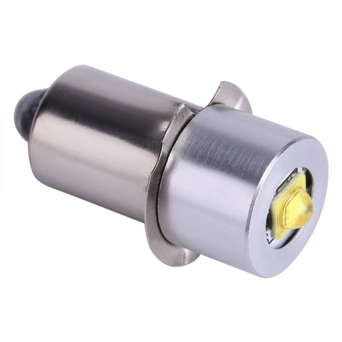 1 pièce LED lampe de travail durgence haute luminosité 3 W 6–24 V culot P13.5S pour torche et lampe de poche .