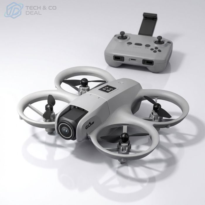 Drone mini avec caméra double 8K HD évitement obstacles WiFi FPV retour auto débutant