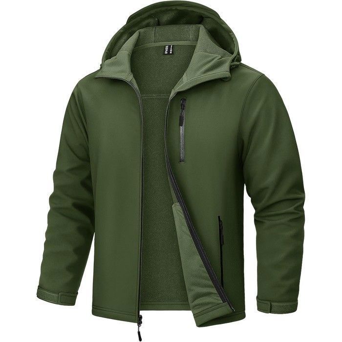 Veste de trekking homme - TACVASEN - Softshell polaire - Imperméable 10 000 mm - Respirante 5 000 g/m²/24h - 5 poches