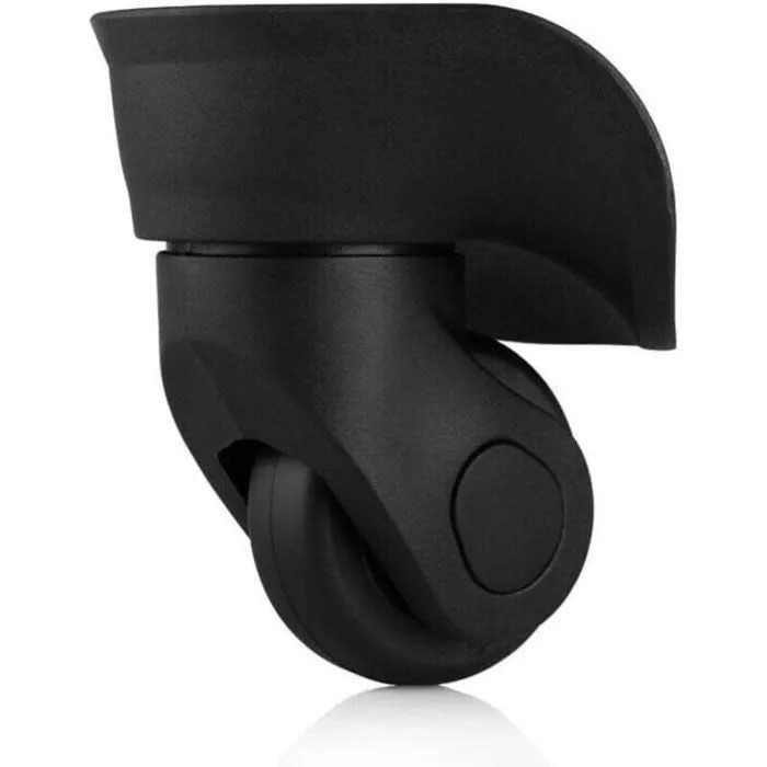 Paire de roulettes de valise universelles de rechange durables en caoutchouc silencieux multidirectionnelles pour roues de réparat