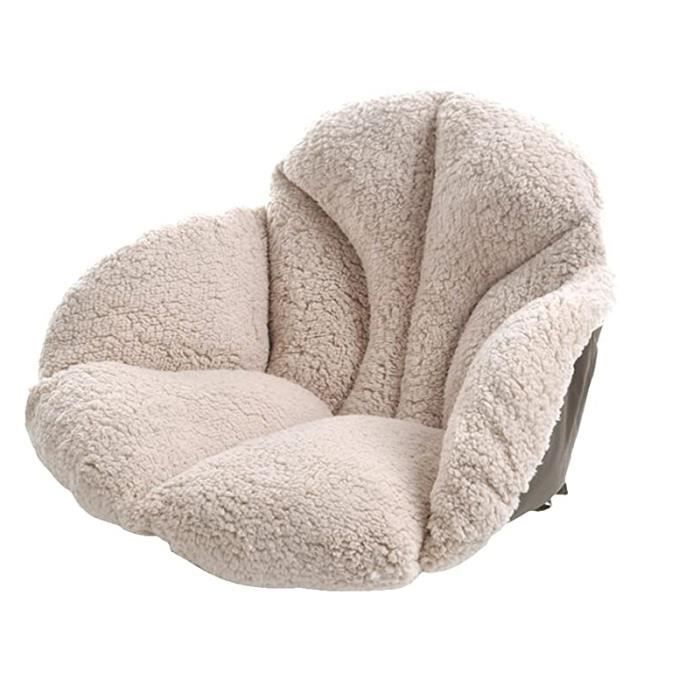 FlyGulls Coussins de chaise à bascule en velours pour intérieur, coussin de chaise à dossier haut et coussin de siège, ensemble de 2 pièces, marron FlyGulls Coussins de chaise à bascule en velours pour intérieur, coussin de chaise à dossier haut et coussin de siège, ensemble de 2 pièces, marron