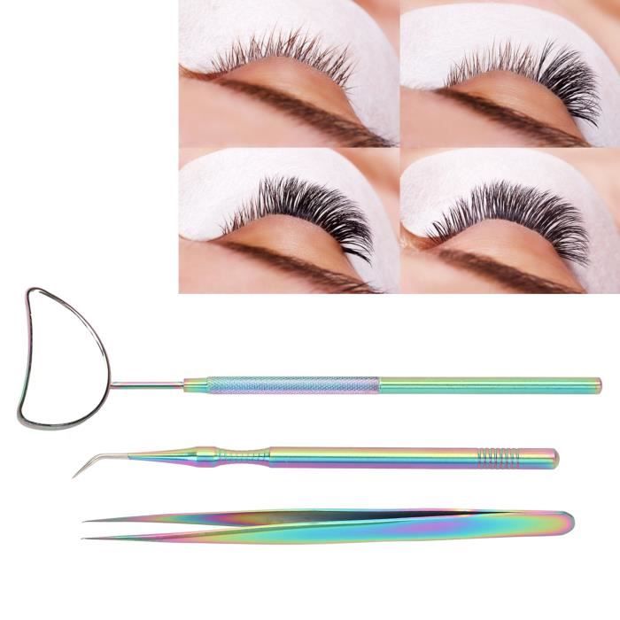 Lot De 3 Pinces à Placer Les Brackets Orthodontiques - Action Inverse, Acier Inox, Modèle 1208