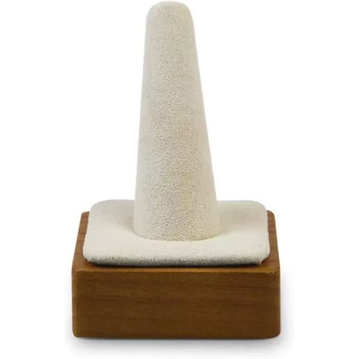12 Présentoirs à Bagues En Bois - 3 Styles Cône - Pour Vitrine Bijoux, Mariage, Collection Affichage Bijoux Mariage