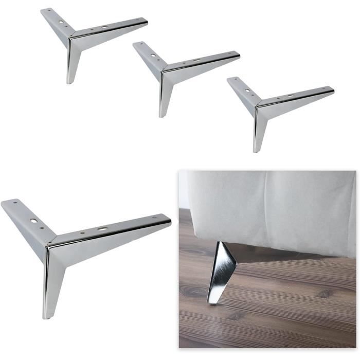 Design61 Lot de 4 pieds de meuble pour canapé, pieds et meubles à