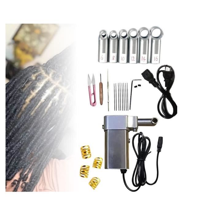 Outil à Crochet Double Pour Dreadlocks - Aiguille à Tresser Et Resserrer Les Locs - En ABS, Pour Entretien à Domicile